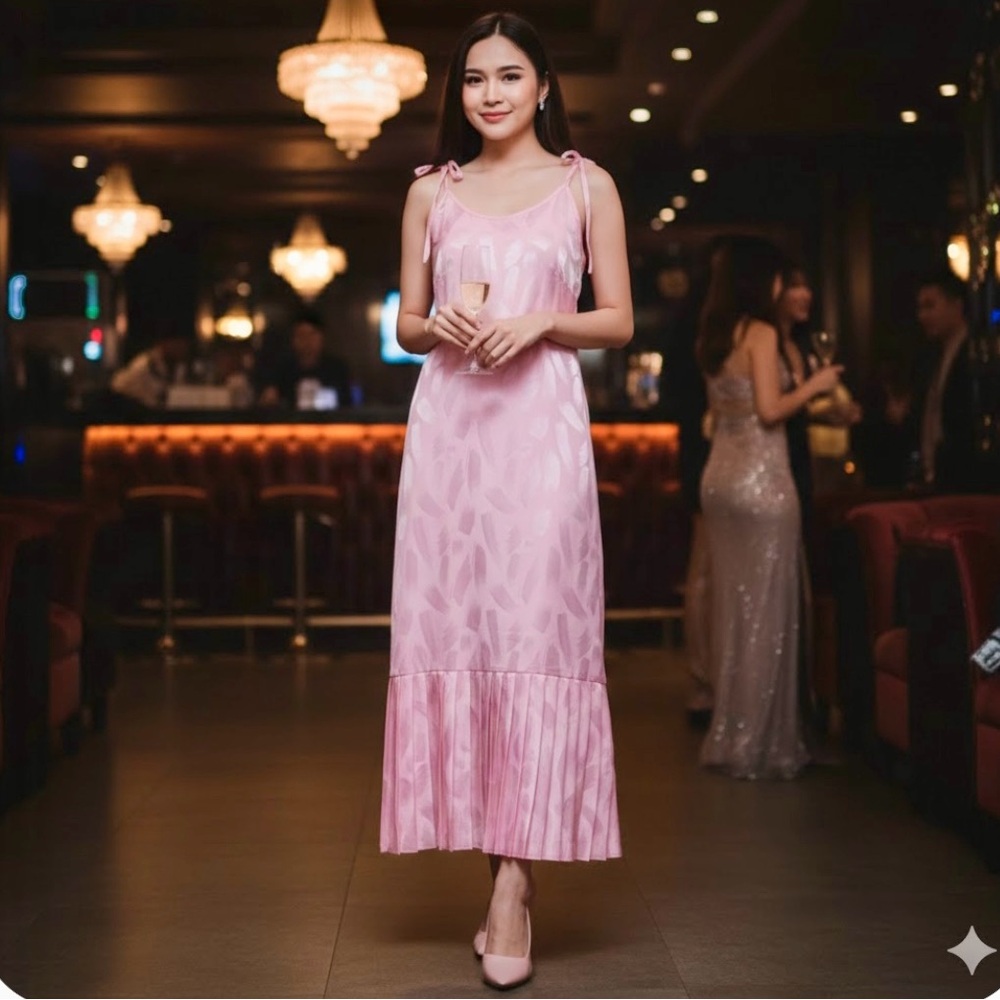 Vintage, pink dress